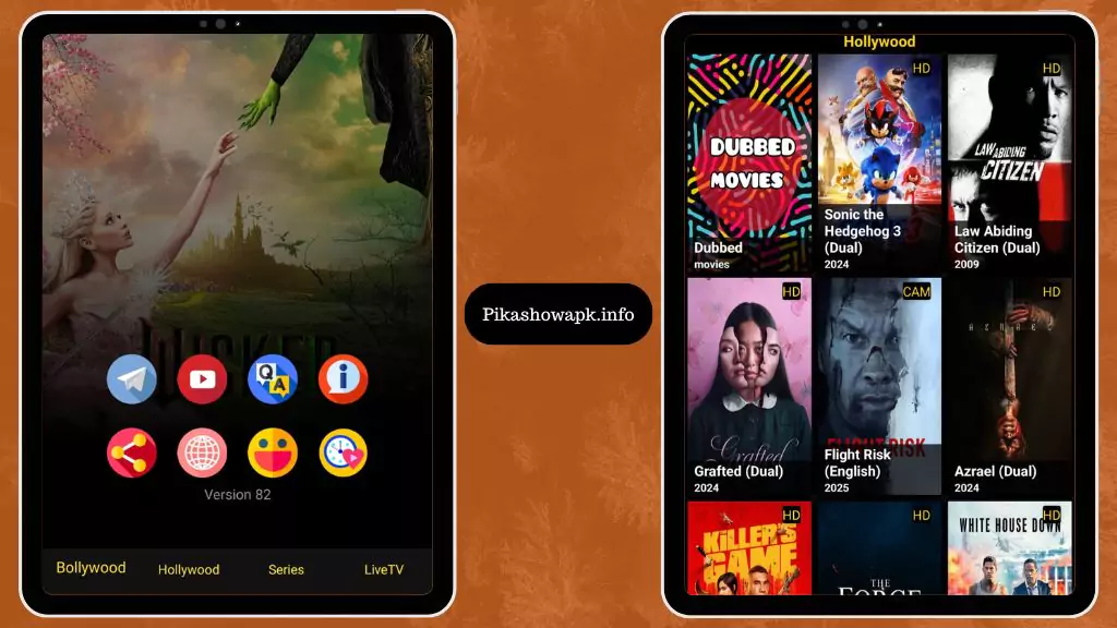 Pikashow APK Screenshot